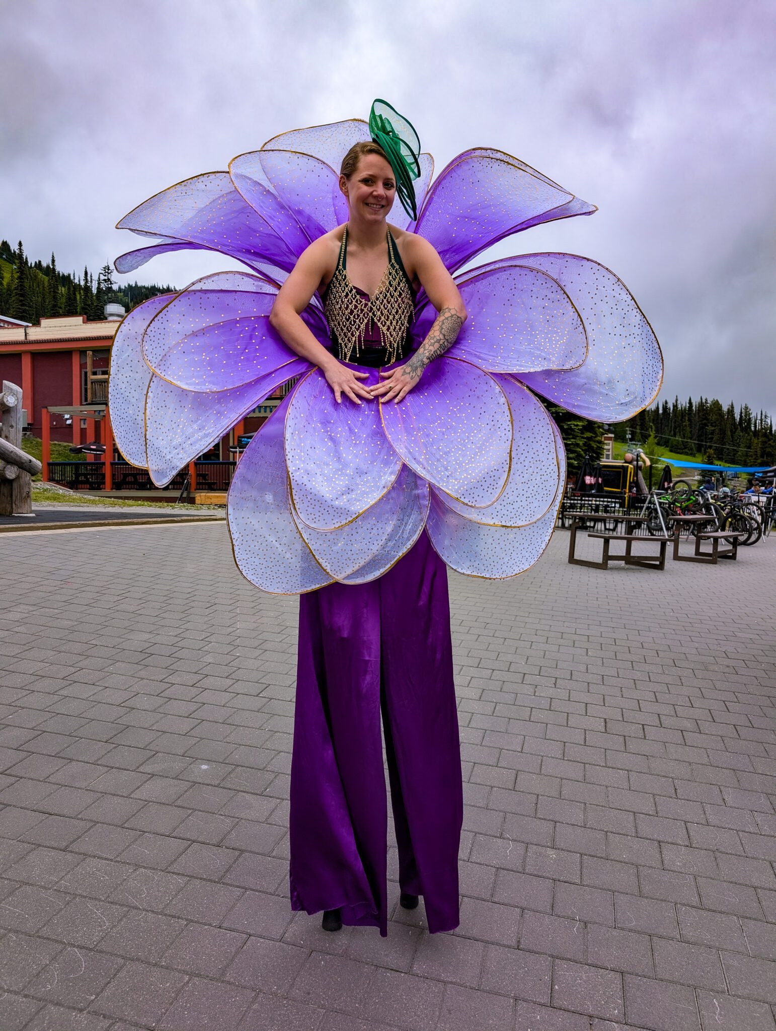 Giant Flower Stilt Walker