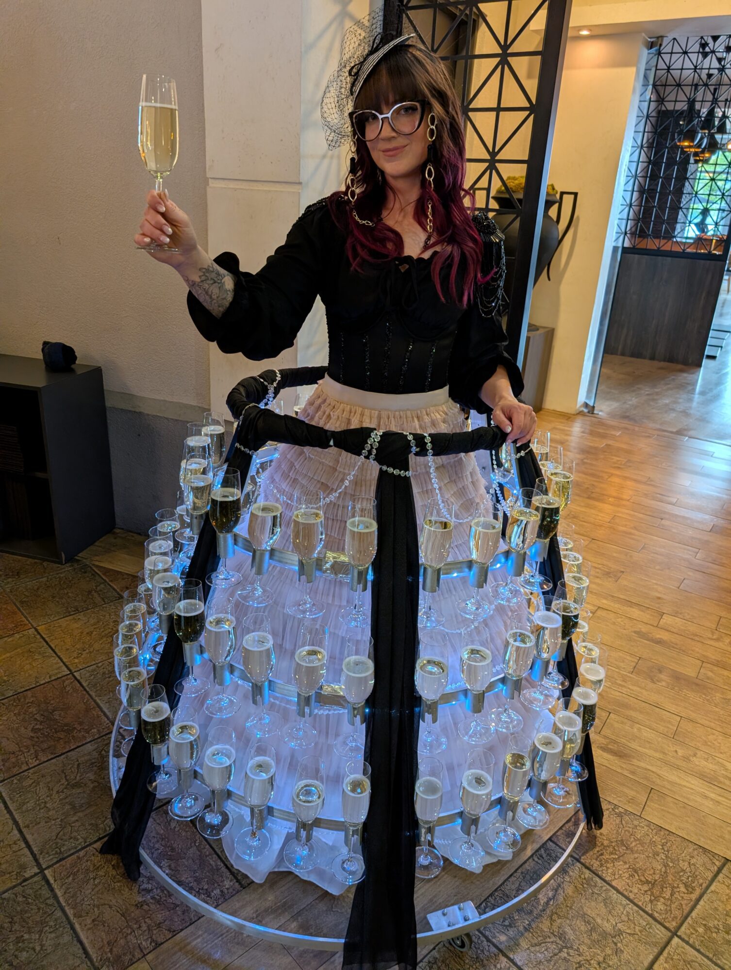 Champagne Serving Dress in Kelowna