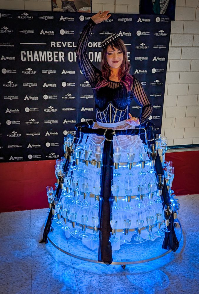 Strolling Champagne Dress